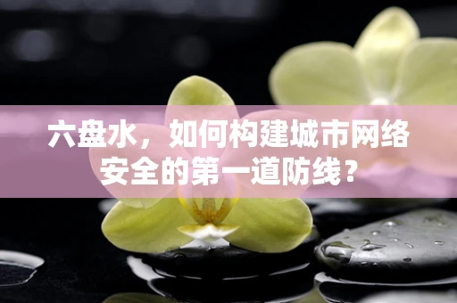 六盘水，如何构建城市网络安全的第一道防线？