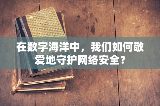 在数字海洋中，我们如何敬爱地守护网络安全？