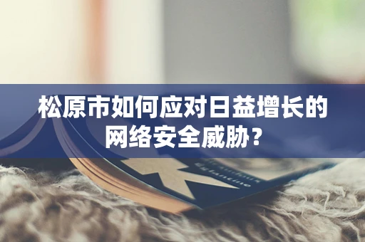 松原市如何应对日益增长的网络安全威胁？