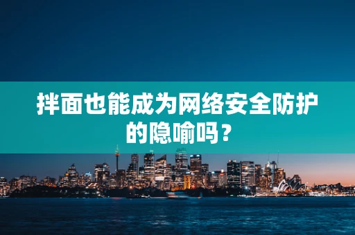 拌面也能成为网络安全防护的隐喻吗？