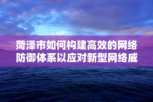 菏泽市如何构建高效的网络防御体系以应对新型网络威胁？