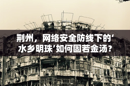 荆州，网络安全防线下的‘水乡明珠’如何固若金汤？