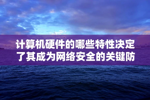 计算机硬件的哪些特性决定了其成为网络安全的关键防线？