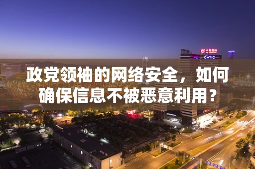 政党领袖的网络安全，如何确保信息不被恶意利用？