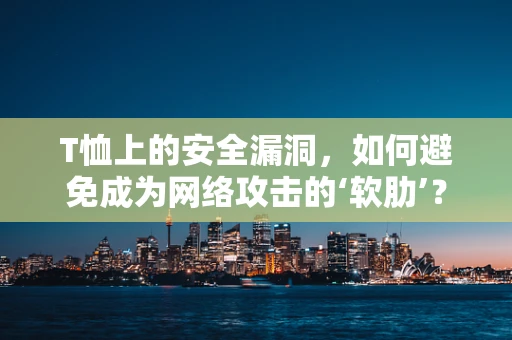 T恤上的安全漏洞，如何避免成为网络攻击的‘软肋’？