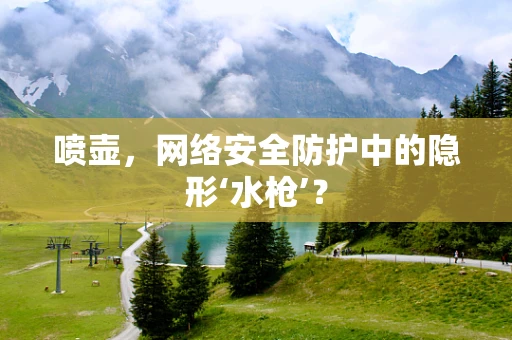喷壶，网络安全防护中的隐形‘水枪’？