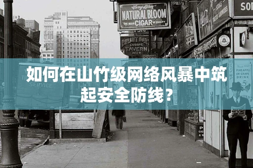 如何在山竹级网络风暴中筑起安全防线？