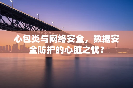 心包炎与网络安全，数据安全防护的心脏之忧？