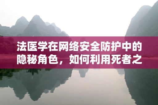 法医学在网络安全防护中的隐秘角色，如何利用死者之证保护网络安全？