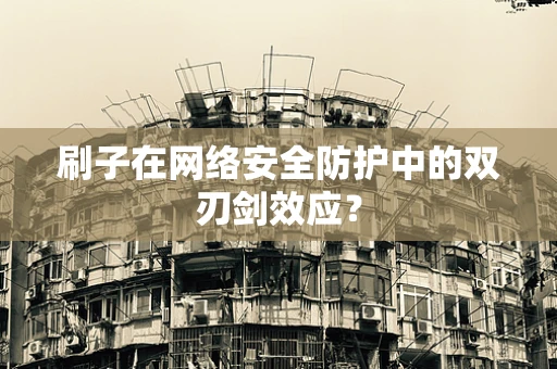 刷子在网络安全防护中的双刃剑效应？