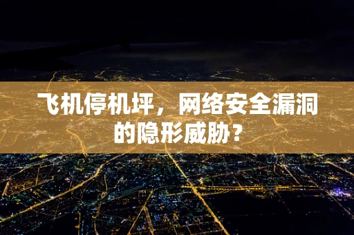 飞机停机坪，网络安全漏洞的隐形威胁？