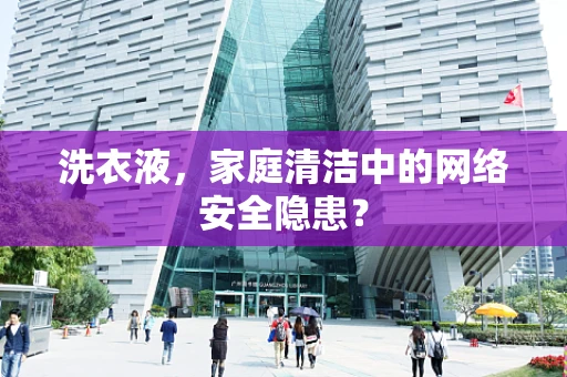 洗衣液，家庭清洁中的网络安全隐患？