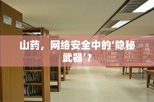 山药，网络安全中的‘隐秘武器’？
