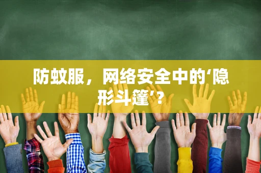 防蚊服，网络安全中的‘隐形斗篷’？