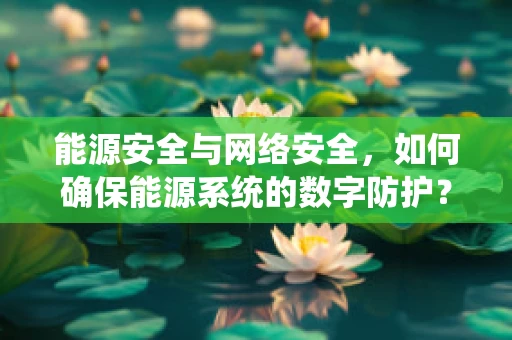 能源安全与网络安全，如何确保能源系统的数字防护？