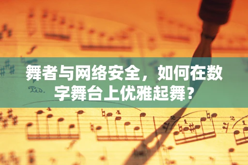舞者与网络安全，如何在数字舞台上优雅起舞？