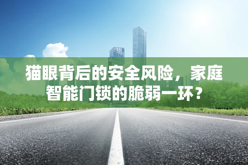 猫眼背后的安全风险，家庭智能门锁的脆弱一环？