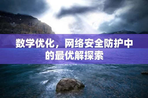 数学优化，网络安全防护中的最优解探索