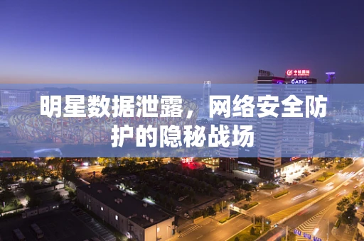 明星数据泄露，网络安全防护的隐秘战场