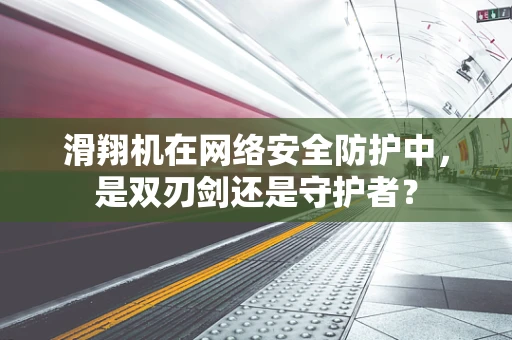 滑翔机在网络安全防护中，是双刃剑还是守护者？