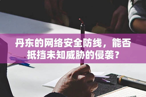 丹东的网络安全防线，能否抵挡未知威胁的侵袭？