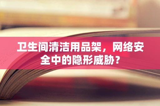 卫生间清洁用品架，网络安全中的隐形威胁？