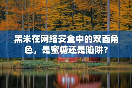 黑米在网络安全中的双面角色，是蜜糖还是陷阱？