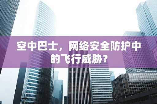 空中巴士，网络安全防护中的飞行威胁？