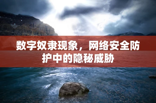 数字奴隶现象，网络安全防护中的隐秘威胁
