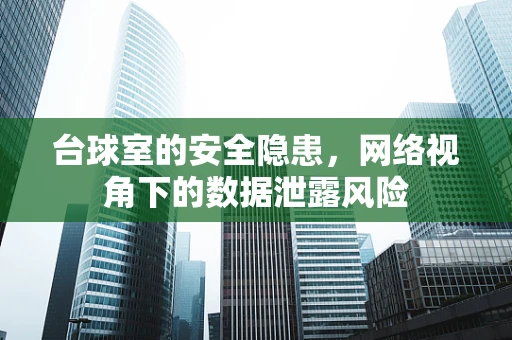 台球室的安全隐患，网络视角下的数据泄露风险