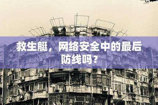救生艇，网络安全中的最后防线吗？