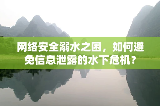 网络安全溺水之困，如何避免信息泄露的水下危机？