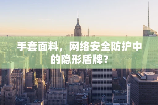 手套面料，网络安全防护中的隐形盾牌？