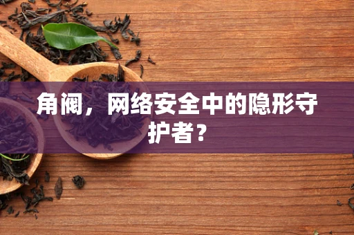 角阀，网络安全中的隐形守护者？