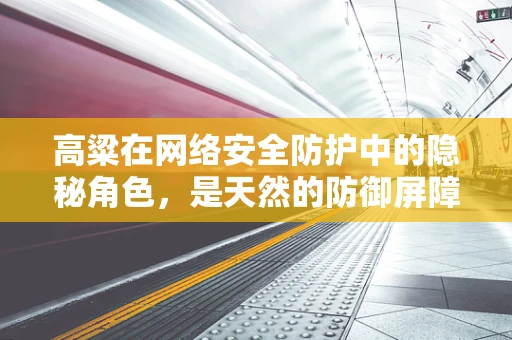 高粱在网络安全防护中的隐秘角色，是天然的防御屏障吗？
