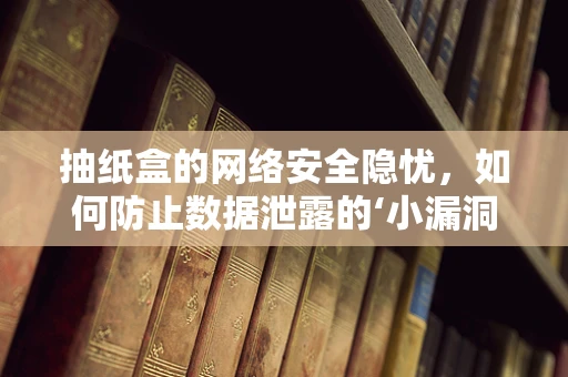 抽纸盒的网络安全隐忧，如何防止数据泄露的‘小漏洞’？