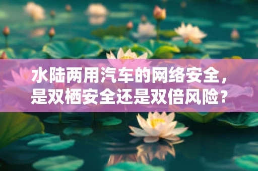 水陆两用汽车的网络安全，是双栖安全还是双倍风险？
