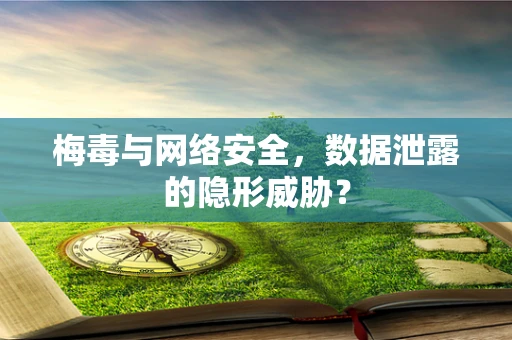 梅毒与网络安全，数据泄露的隐形威胁？
