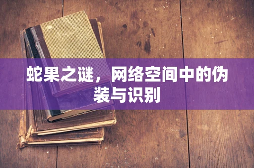 蛇果之谜，网络空间中的伪装与识别