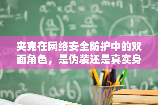 夹克在网络安全防护中的双面角色，是伪装还是真实身份的伪装？