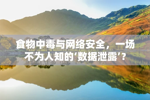 食物中毒与网络安全，一场不为人知的‘数据泄露’？