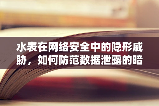 水表在网络安全中的隐形威胁，如何防范数据泄露的暗流？