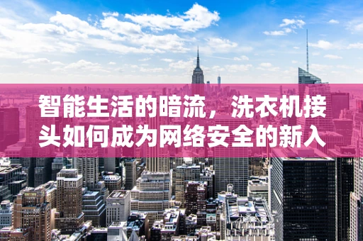 智能生活的暗流，洗衣机接头如何成为网络安全的新入口？