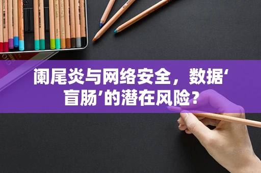 阑尾炎与网络安全，数据‘盲肠’的潜在风险？