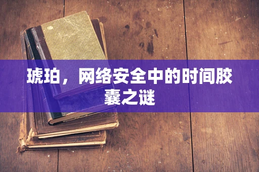琥珀，网络安全中的时间胶囊之谜