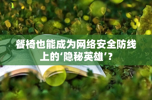 餐椅也能成为网络安全防线上的‘隐秘英雄’？