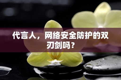 代言人，网络安全防护的双刃剑吗？