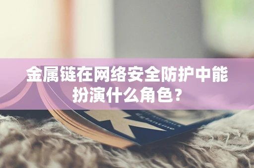 金属链在网络安全防护中能扮演什么角色？