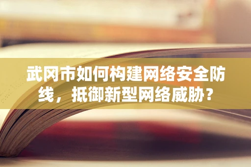 武冈市如何构建网络安全防线，抵御新型网络威胁？