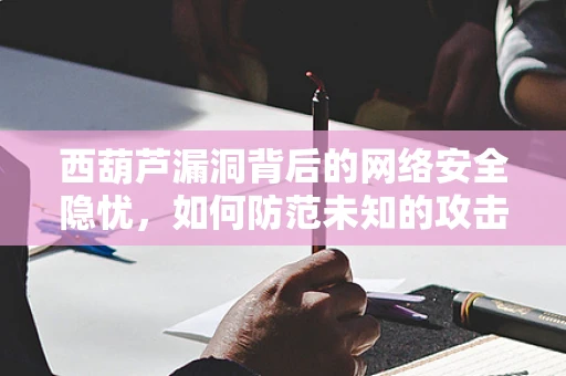 西葫芦漏洞背后的网络安全隐忧，如何防范未知的攻击路径？